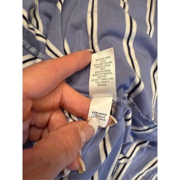 J. Jill Multidirectional Stripe Maxi Dress Sz. XS Stretchy - Picture 8 of 8